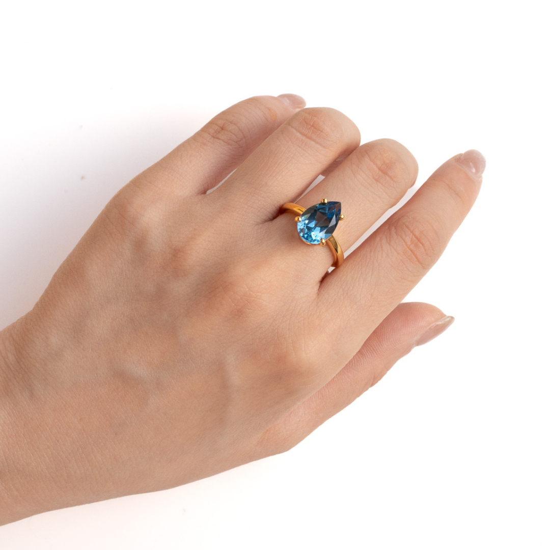 ONE DROP RING(ブルートパーズ)