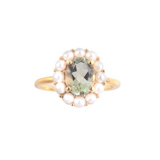 PEARL BOUQUET RING(グリーンアメシスト)