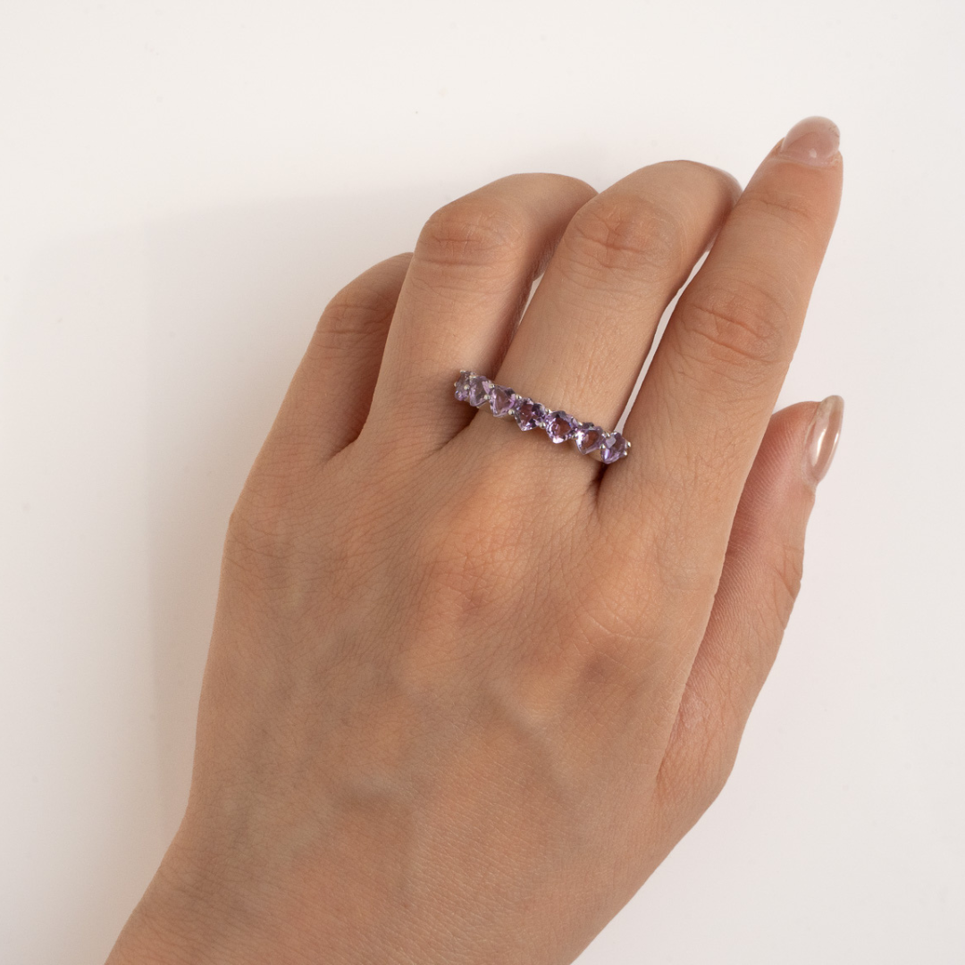 HEART ETERNITY RING(アメシスト)